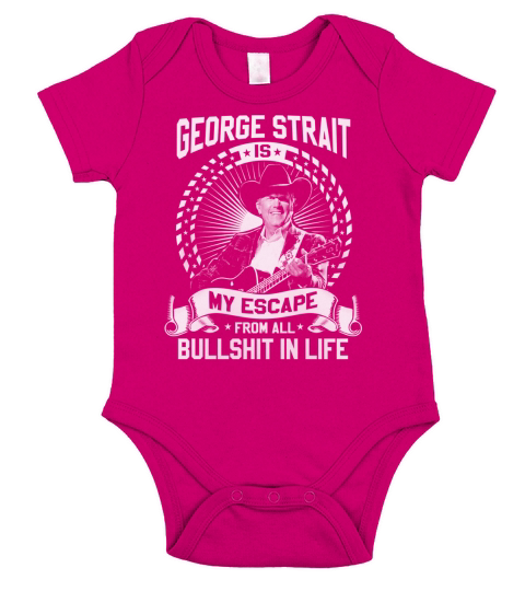 George Strait Short Sleeve Baby One-Piece