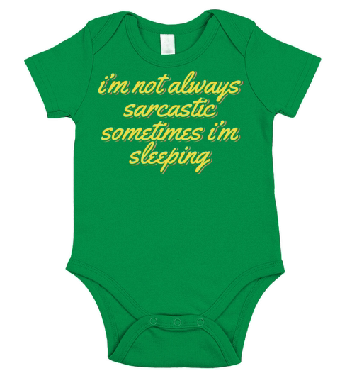 Im Not Always Sarcastic Short Sleeve Baby One-Piece