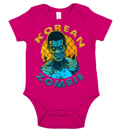 Korean Zombie Short Sleeve Baby One-Piece