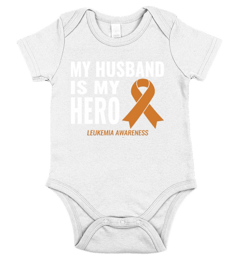 Leukemia Cancer Support Frontside Short Sleeve Baby One-Piece