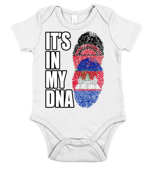Malawian And Cambodian Mix Heritage DNA Flag Short Sleeve Baby One-Piece