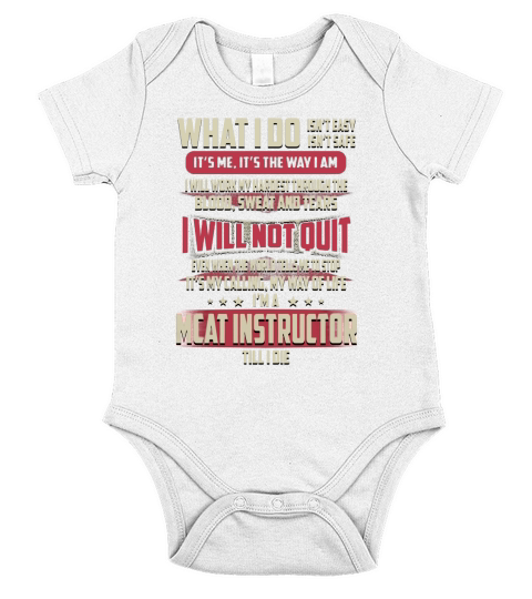 Mcat Instructor What I do Job Shirts Short Sleeve Baby One-Piece