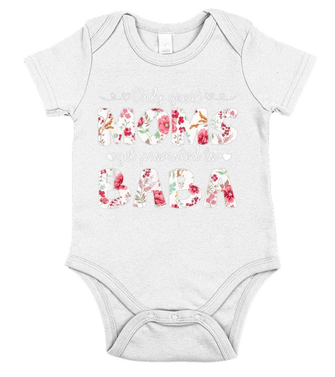 Muttertag Große Mütter werden zu Baba befördert Short Sleeve Baby One-Piece
