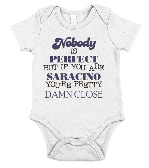 nobody is perfect Short Sleeve Baby One-Piece