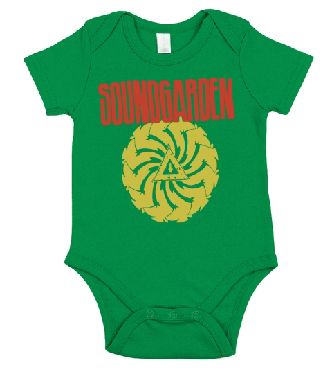 Offic Lic Soundgarden Badmotorfinger Logo T-Shirt Short Sleeve Baby One-Piece