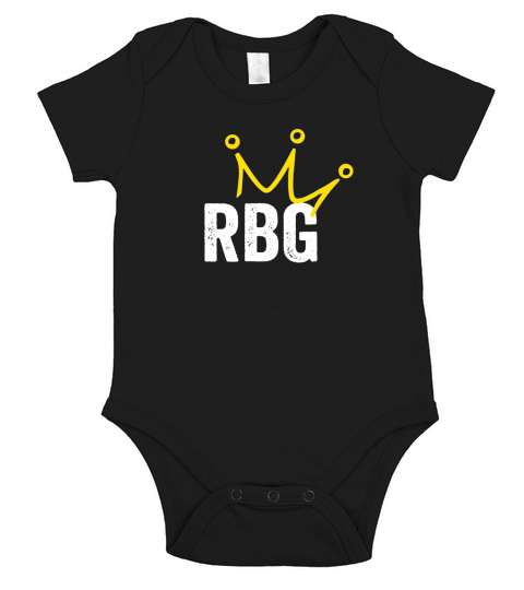 RBG Crown Ruth Bader Ginsburg Tribute shirt Short Sleeve Baby One-Piece