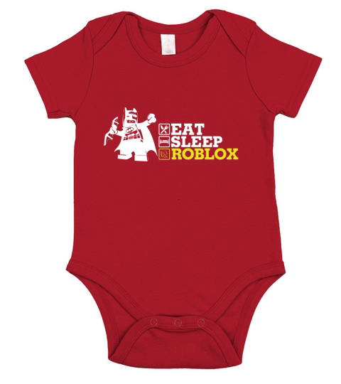Roblox T Shirt Eat Sleep Roblox Repeat Short Sleeve Baby One-Piece
