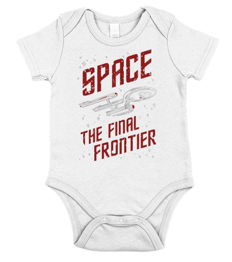 Space The Final Frontier Short Sleeve Baby One-Piece