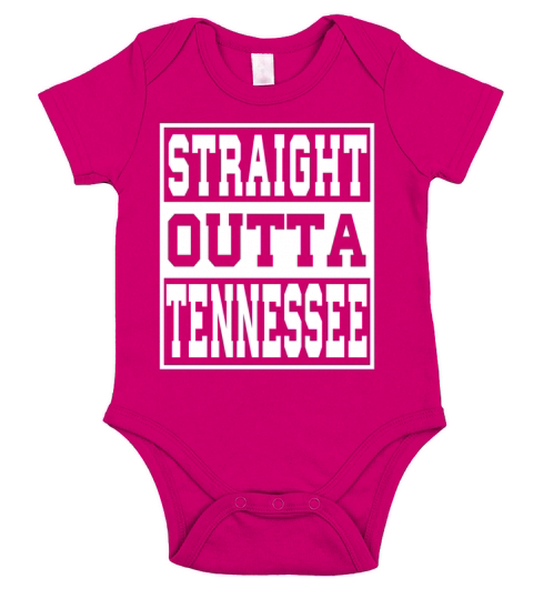 Tennessee Straight outta Tennessee Ideas Short Sleeve Baby One-Piece