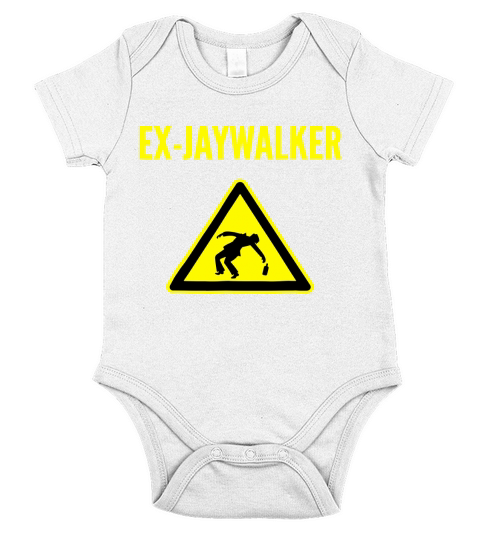 The Jaywalker Ex- Alcoholic AA NA Sobriety Short Sleeve Baby One-Piece