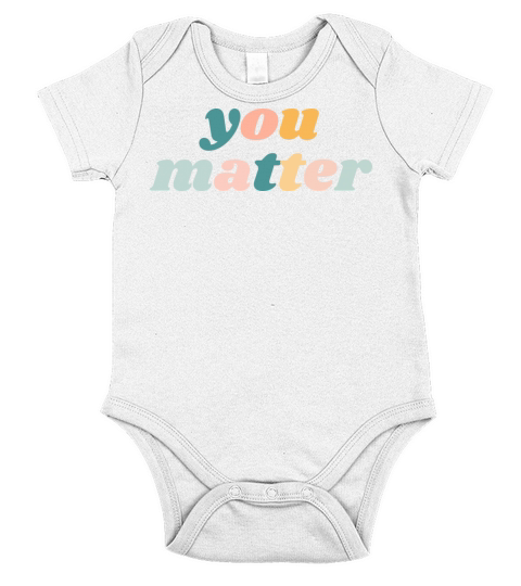 You Matter - Christian Short Sleeve Baby One-Piece