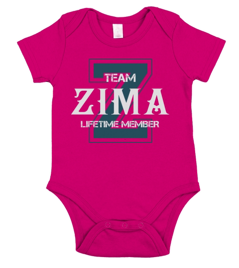 ZIMA Shirts - Team ZIMA Lifetime Member Name Shirts Short Sleeve Baby One-Piece