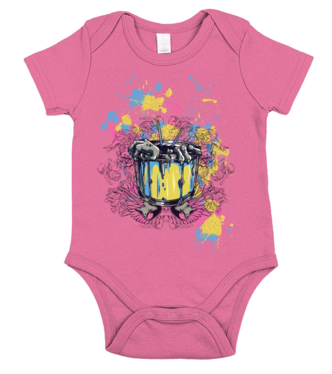 Zombie Drums Short Sleeve Baby One-Piece