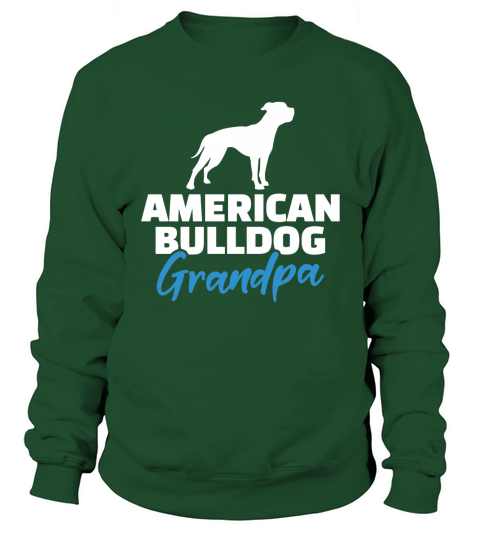American Bulldog Grandpa - Unisex Long Sleeve Sweatshirt Unisex