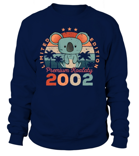 Birth Year 2002 Birthday Gift Koala Bear Koalas Sweatshirt Unisex