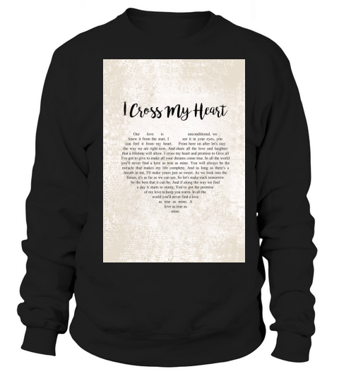 Campaign i cross my heart Sweatshirt Unisex