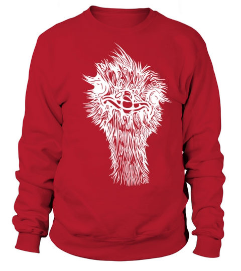 Funny Vintage Ostrich Head Sweatshirt Unisex