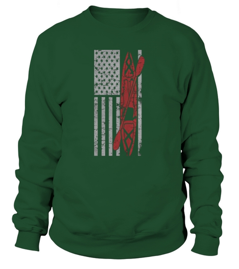 Kayak American Flag Funny TShirt - Mens Premium T-Shirt Sweatshirt Unisex