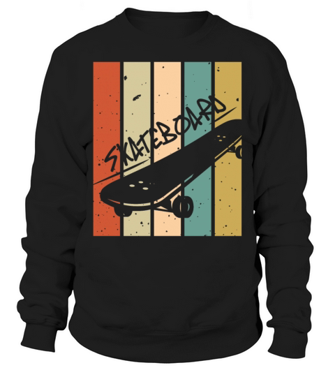 Retro Vintage Skateboard Sweatshirt Unisex
