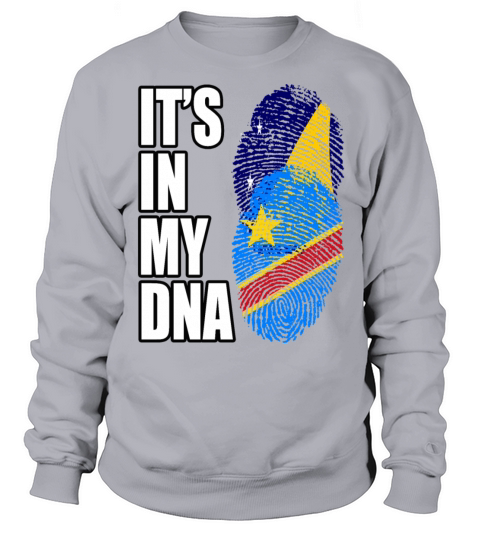 Tokelauan And Congolese Mix Heritage DNA Flag Sweatshirt Unisex