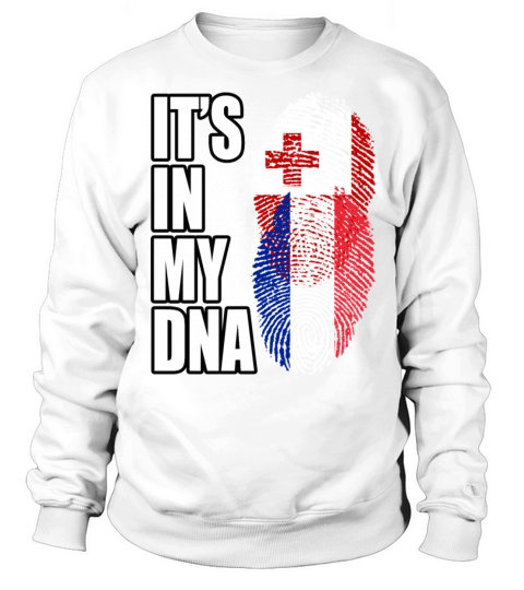 Tongan And French Mix Heritage DNA Flag Sweatshirt Unisex