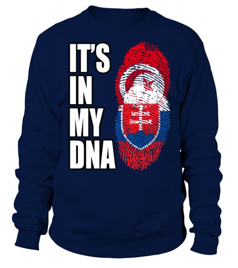 Tunisian And Slovak Mix Heritage DNA Flag Sweatshirt Unisex