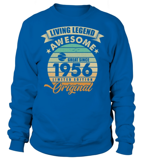 Vintaga 1956 Birthday Sweatshirt Unisex