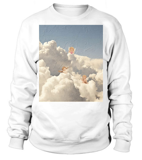 Vintage Cloud Aesthetic Dreamcore Angelcore Angel Sweatshirt Unisex
