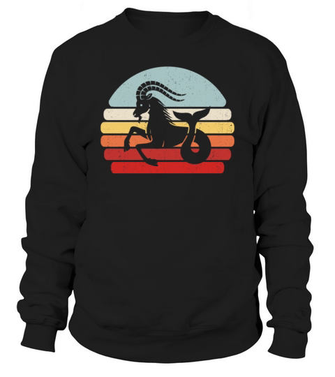 Vintage Zodiac Sign CAPRICORN Sweatshirt Unisex