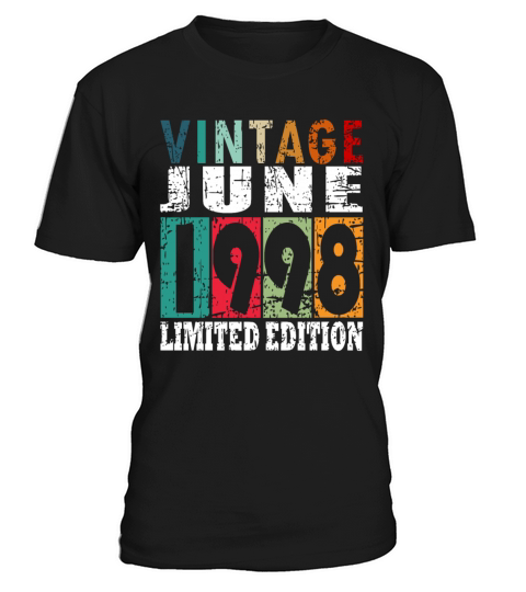 1998 vintage born in June gift T-Shirt Unisex