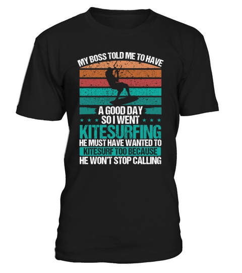 Kitesurfer Vintage Humor Funny Kitesurfing Retro T-Shirt Unisex