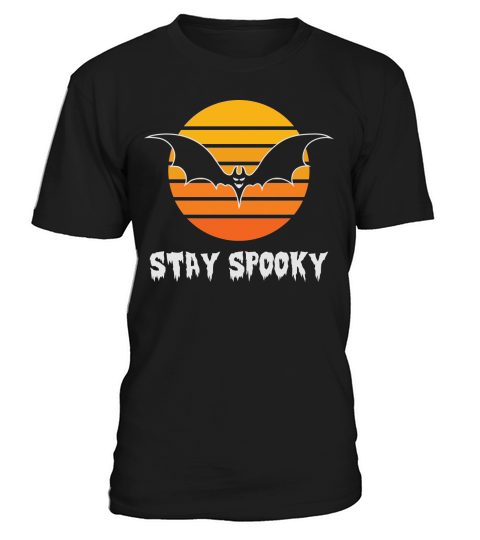 Stay Spooky Halloween Bat Flying T-Shirt Unisex