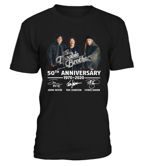 The Doobie Brothers 50th anniversary 1970-2020 signatures shirt T-Shirt Unisex