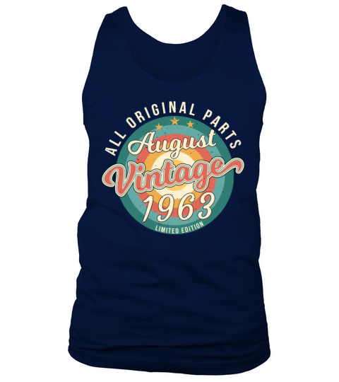 1963 August Limited Edition Tank Top Unisex