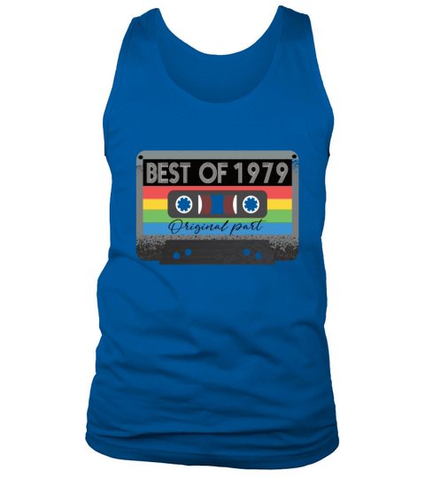 Best Of 1979 Vintage Cassette Retro Birthday Tank Top Unisex