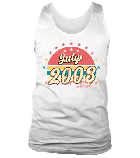 Best Year Of Life July 2003 Tank Top Unisex