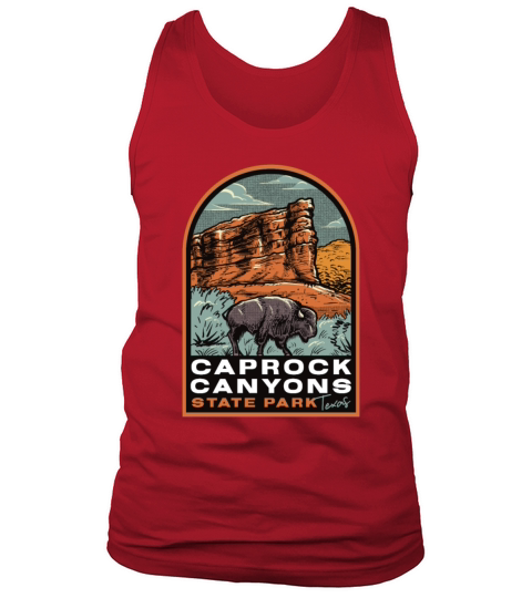 Caprock Canyons State Park Texas Vintage Tank Top Unisex