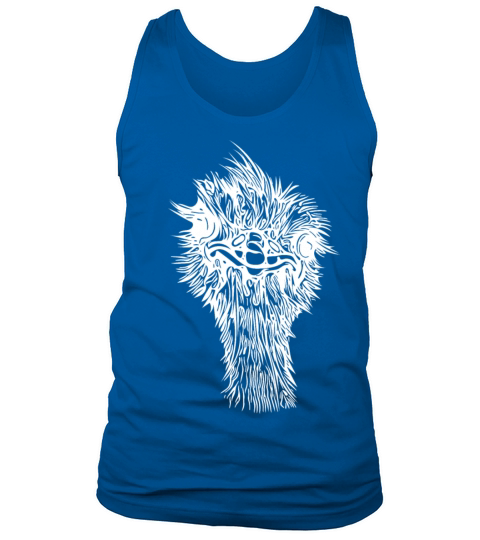 Funny Vintage Ostrich Head Tank Top Unisex