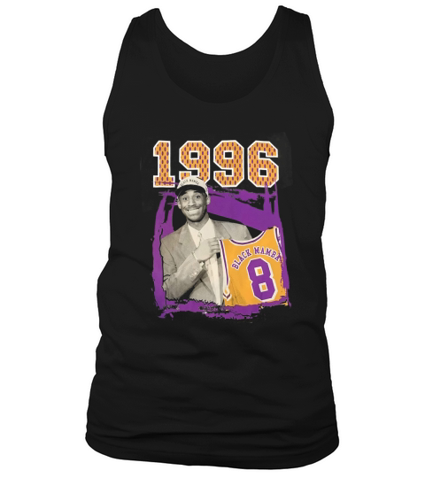 Kobe-Bryant 1996 Draft Day Black Mamba Number 8 Tribute T Shirt Tank Top Unisex