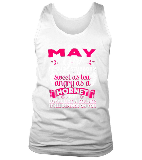 May Girl Stubborn As Mule Sweet As Tea Tank Top Unisex
