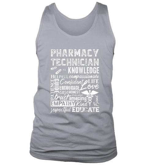 Pharmacy Technician Quote Medicine Pharmacist Tank Top Unisex
