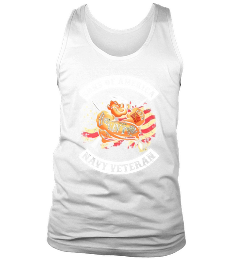 Popeye Sailor Man Son Of American flag Navy Veteran shirt Tank Top Unisex