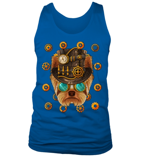 Steampunk Yorkshire Terrier Medieval Victorian Ste Tank Top Unisex