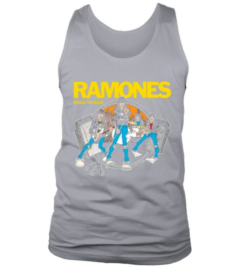 The Ramones Black Road To Run Tank Top Unisex