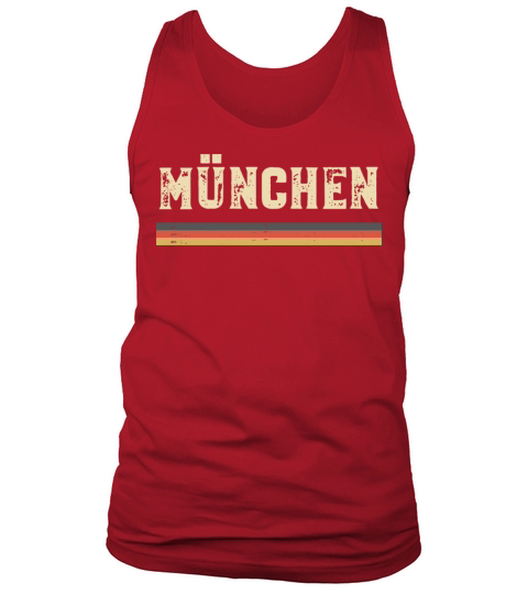 Vintage Munchen Munich National Flag Tank Top Unisex