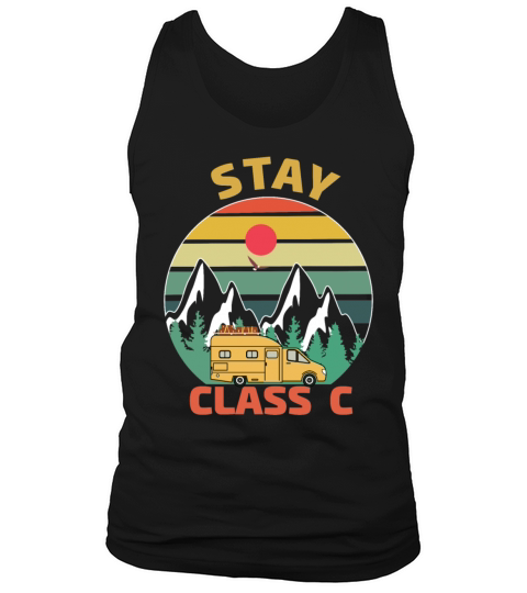 Vintage Stay Camp Camper Motor Home Camping Tank Top Unisex