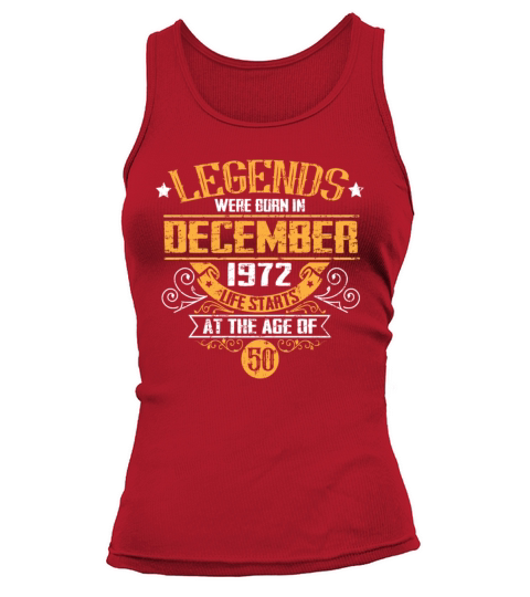 A legend was born in December 1972 on his 50th bir Tank top Woman