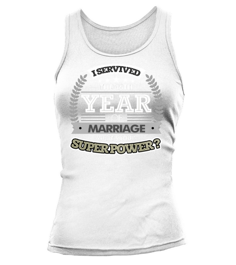 Anniversary Gift 46th - 46 years Wedding Marriage T Shirt Tank top Woman