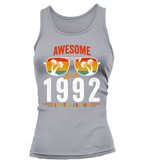 Awesome Since 1992 Birthday Retro Vintage 30 31 Ye Tank top Woman