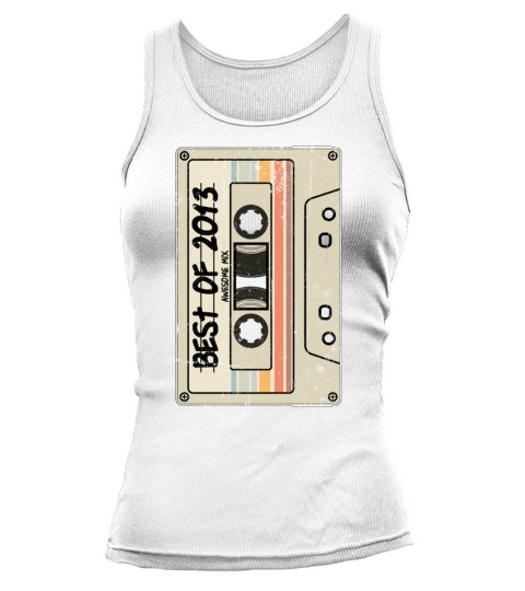 Best of 2013 Cassette Tape Birthday Tank top Woman